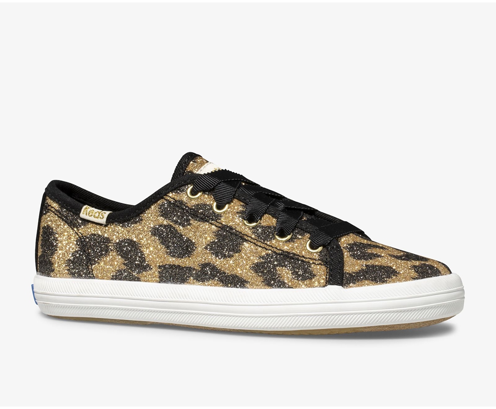 Zapatillas Keds Niños Leopardo - Kate Spade New York Kickstart Glitter Leopard - 486-BMICEW